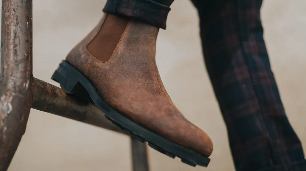 The Drake Boot in Rust  (Last Chance, Final Sale)